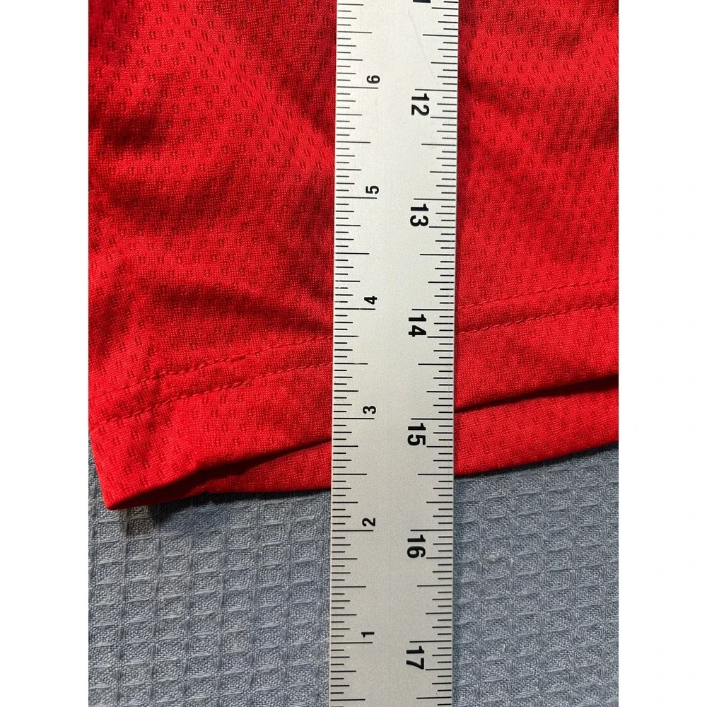 Nike Basketball Shorts Youth  Dri-FIT Mesh Athletic Sz M Red